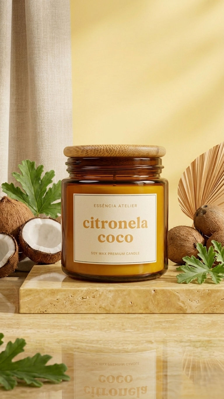 🥥 VELA DE CITRONELLA & COCO