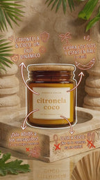 🥥 VELA DE CITRONELLA & COCO
